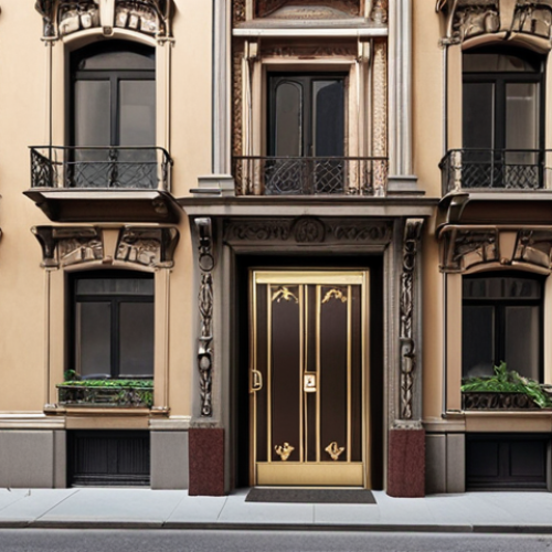 Home 11 **An apartment building with a stopped elevator, highlighting the importance of long-term repair reserves for unexpected maintenance.**